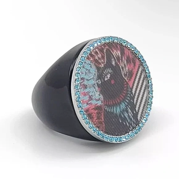 NWT Marc by Marc Jacobs Lenticular Rue Cat Statement Ring - M0002073 - Picture 4 of 10